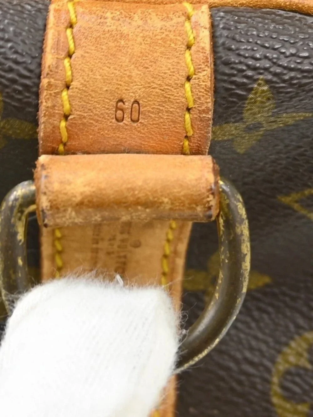 Louis Vuitton Keepall Bandouliere Duffle Brown Canvas